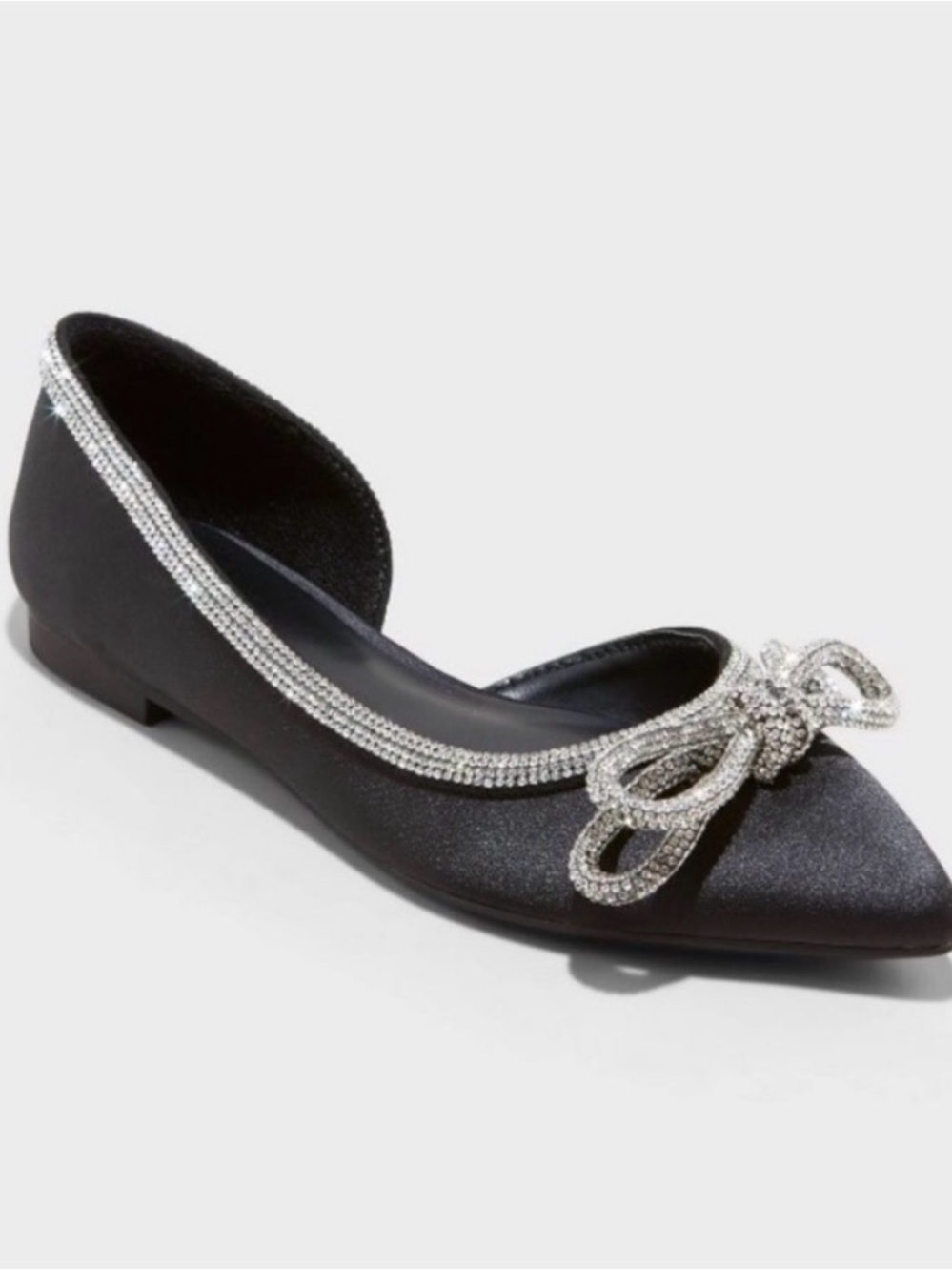 a new day Black Juliette Knot Flats